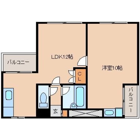 サンパーク谷川の物件間取画像